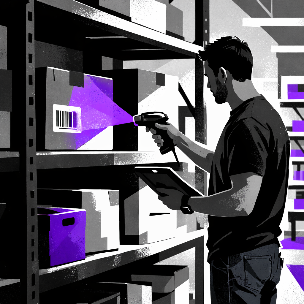 Inventory and cataloging with barcode scanning and AI